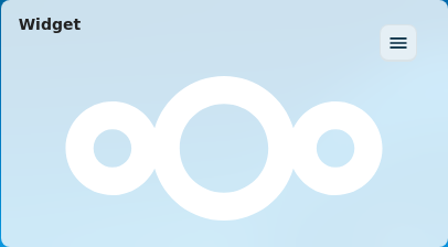 Image widget rendered